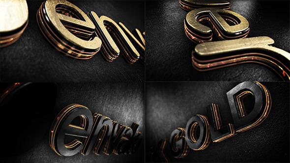 after effects template black gold logo v5 free download